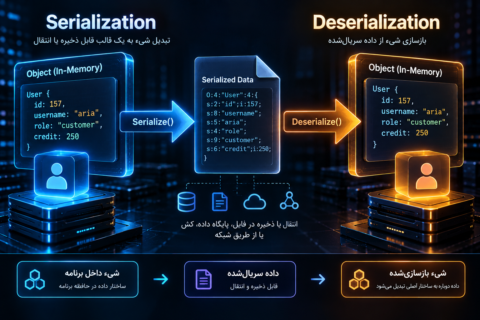 Serialization و Deserialization چیست؟