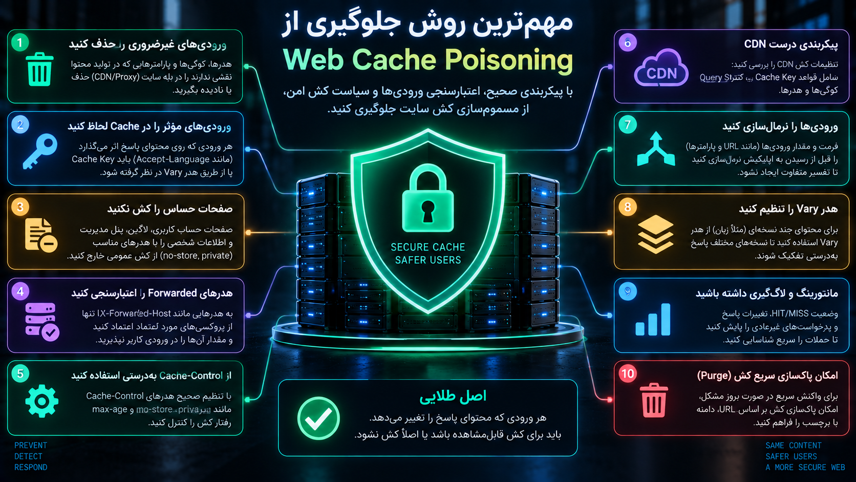 مهم‌ترین روش جلوگیری از Web Cache Poisoning